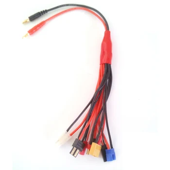 10buc/lot T plug Futaba TRX XT60 EC3 JST conector de sex masculin RC cablu încărcător multifuncțional cablu pentru baterie transport Gratuit