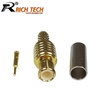 10buc MCX Masculin Drept Conector RF de Înaltă Calitate Placat cu Aur Cablu RF Adaptor Conector MCX pentru Cablu Coaxial RG174, RG316 RG178