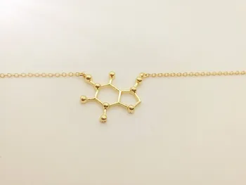 10BUC Moda Serotonina Cofeina Moleculă Bratara Biochimie Structura Bratari Element Clavicula Bratari