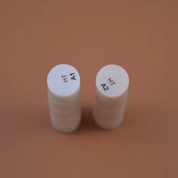10buc Scăzut translucid LT Dentare Apăsați Lingou Bloc Litiu Disilicat de Sticlă-Ceramică de Litiu Dislicate Lingouri Dentare materiale de laborator