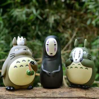 10cm Vecinul Meu Totoro Cifrele de Acțiune Studio Ghibli Miyazaki Hayao Jucarii Model Decor Masina