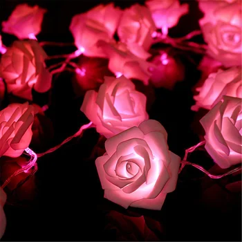 10M 100leds Floare Trandafir LED Lumini Șir AC110V/220V Vacanță de Crăciun de Nunta Petrecere de Ziua Îndrăgostiților lumini de Decor