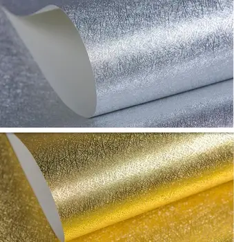 10M de Aur/Argint folie de aluminiu Periat Textura Tapet de Lux Sclipici Pentru Decorarea Plafoanelor&Perete & Camera si Magazin de Fundal 3D de perete