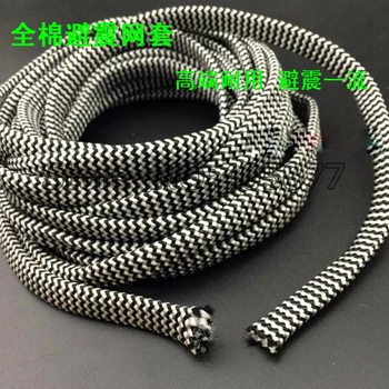 10M PP Împletite Sleeving Alb Negru 10MM Izolare Împletite Sleeving Cablu Mâneci Sârmă Glandei Cabluri de protecție