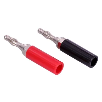10Pairs/20buc Black&Red Înaltă calitate Banană 4mm prize Conectori adaptor cablu difuzor conector audio cu mufă de cablu