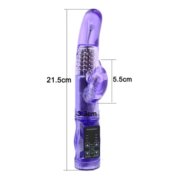 12 Moduri de Iepure G-spot Vibratoare și de Rotație Corp Masaj Vibrator Sex produsele pentru Sex Femei Jucării pentru Adulți Produse