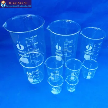 (12pieces/lot)pahar de Sticlă de 100 ml,Laborator, Consumabile de Laborator,pahar,pahar de Bună calitate,de Înaltă bor material