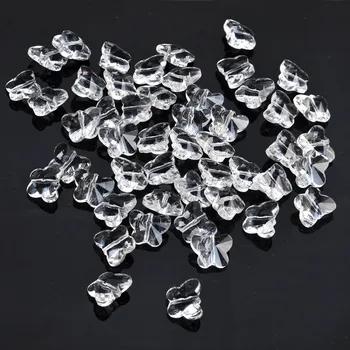 14mm Fluture Margele de Cristal de Sticlă de Lampă Candelabru Părți Eveniment Consumabile Partid Cristal DIY Face Perdea de Nunta Decor Acasă