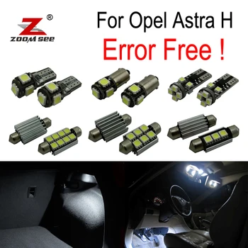15buc Eroare gratuit pentru toate modelele Opel Astra H GTC OPC Caravan Salon Imobiliare Hatchback bec LED Lumina de Interior Kit (2004-2009)