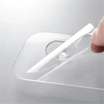 180*110*215 mm Transparent Baie Magic Sticky Suport hârtie Impermeabilă Titularul de Hârtie Igienică Caseta de Hârtie Recipient de Cuier