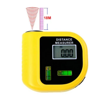 18M Telemetre cu Ultrasunete Digital Măsură de Bandă Laser Distanța de Meter & Pointer Laser Telemetru Instrument de Nivel D1043
