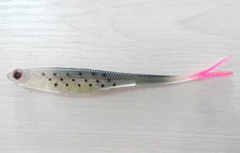 18pcs 13cm/9.8 g 3D ochi Mare și Dimensiune Mare de pescuit, momeală Moale momeală de pescuit culori amestecate 6pcs într-un pachet transport Gratuit