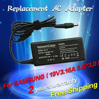 19V 3.16 a 5.5*3.0 mm Putere AC Adaptor de Alimentare pentru Samsung AD-6019R AD-6019 CPA09-004A ADP-60ZH D PA-1600-66 ADP-60ZH UN încărcător