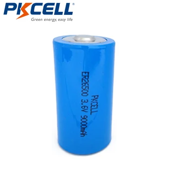 1buc PKCELL 3.6 V ER26500 C Dimensiune Li-SOCl2 Baterie cu capacitate de 9000mAh pentru smart card metru