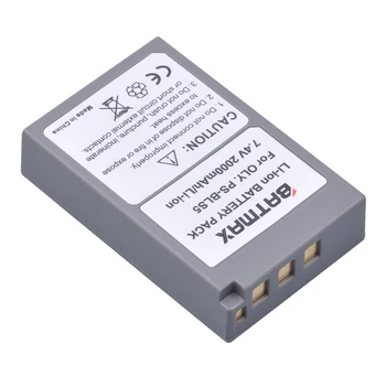 1Pack PS-BLS5 BLS5 BLS-50 BLS50 Baterie + LCD Incarcator pentru Olympus PEN E-PL2,E-PL5,E-PL6,E-PL7,E-PM2,E-M10, E-M10 II, Stylus 1.
