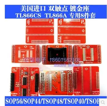 1set 8pcs NOU original Adaptoare MiniPro TL866 Programator Universal TSOP32 TSOP40 TSOP48 SOP44 SOP56 Prize TL866A TL866CS