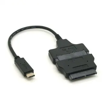 1set USB 3.1 Type C la SATA 22Pin & SATA la 16Pin Micro SATA Adaptor Conector-Adaptor de 1.8