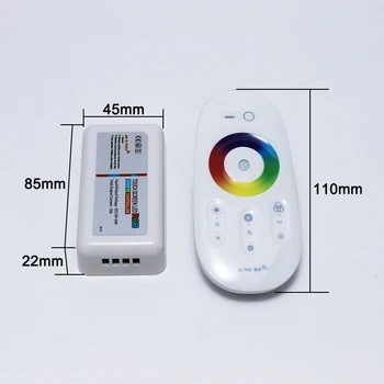 2.4 G LED RGB Controller Touch Control de la Distanță DC12-24V Pentru RGB LED Strip lumini/în jos lumina, NU include bateria