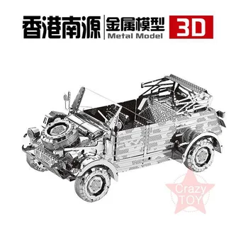 2 buc 3D Metal Nano Puzzle VW82 Kubelwagen Kart Vehicul Auto Asambla Modelul Kit DIY 3D cu Laser Tăiat Puzzle Jucărie