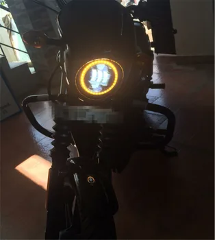 2 BUC 50W LED-uri Auto Faruri 5.75 inch Motocicleta Lumina pentru Harley Davidson Universal
