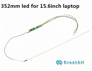 2 buc LCD Laptop Dimable de Fundal cu LED Lămpi cu Lumină Reglabilă Actualizare Kit Banda+Bord 9-25V Intrare pentru 15.6 inch 352MM ecran de laptop