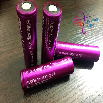 2 buc Litru de energie baterie Tigara Electronica baterie 18650 3000mah 40a Li-Mn baterie și baterie caz pentru vtwo RX2/3 RX200s