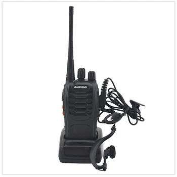 2 buc/Lot Baofeng Walkie Talkie BF-888S UHF 400-470MHz 16CH Portabil Doi-way Radio cu Receptor & Cablu USB pentru Programare