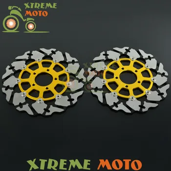 2 buc Negru Motocicleta din Față Plutitor Disc de Frână Rotor Pentru GSX600 R GSXR600 GSXR750 GSXR1000 GSXR1300 TL1000T TL1000S