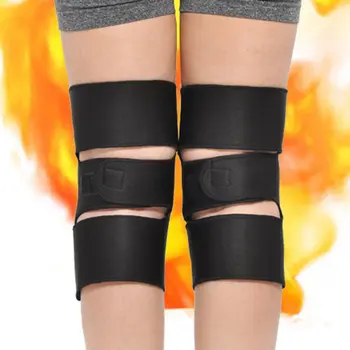 2 Buc turmalina de îngrijire a sănătății terapia magnetică auto-încălzire genunchiere suport pentru genunchi protecție