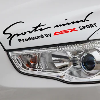 2 Bucati Personalizabil Sport Huse Auto Autocolante, Decal Styling Auto Pe Masina Lampă Spranceana Pentru Mitsubishi ASX 2011 accesorii auto