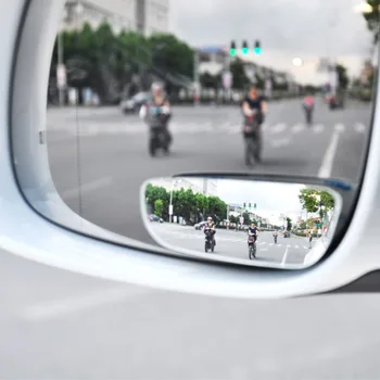 2 x Oglindă Auto 360 de Grade Unghi Larg Convex Oglinda fața Locului Orb Parcare Auto Motociclete retrovizoare Reglabile Oglindă Accesorii