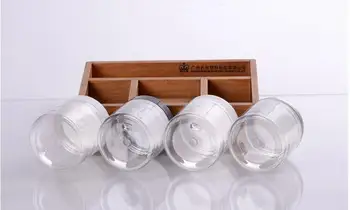 200ml Nou Stil Clar Lucency de Plastic Gol Borcan de Sticla Originales Reîncărcabile Crema Cosmetice borcane Sare de Baie cu miere de Ambalare borcan