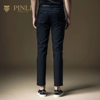 2016 New Sosire Vânzare Directă Regulat la Mijlocul Militare Pinli Toamnă Încărcată Bărbați Pantaloni Casual Pantaloni Stretch Slim 6814