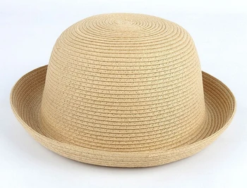 2016 Nou Copii Pălării de Paie Pălărie Fedora Copii chapeu Plaja pentru Copii de Soare Vintage Copil, Băiat Și Fată de Margine Largă Floppy gorro Pălărie Panama