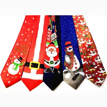2016 Nou Stil de Crăciun Cravată pentru Bărbați Cravate Pom de Crăciun Caracter Cravate Moda Cravate de Mătase pentru bărbați și Femei