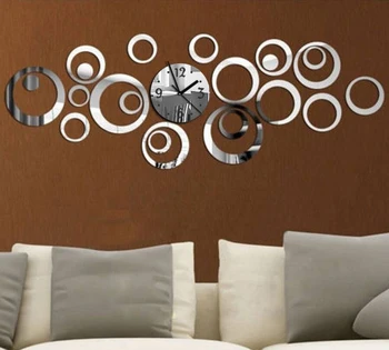 2016 Ofertă Specială Ceas Horloge Ceas de Perete cu Design Modern Vintage Decorative Mari de Bricolaj Ceasuri Reloj Comparativ Cuarț Living 3d