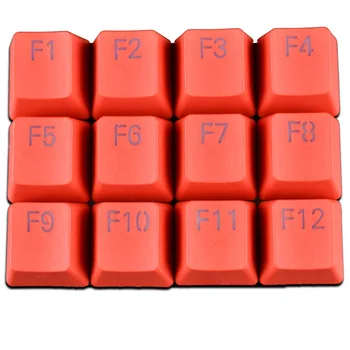 2017 Brand Nou Lăcomie de Lup PBT Iluminare Taste F1~F12 Backlit Chei Pentru Cherry / Switch-uri Kailh lumina de Fundal Tastatură Mecanică