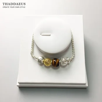 2017 Brand Nou Margele Brățară Ornament,Thomas Argint 925 Karma Brățară La Modă Ts Moda Bijuterii Cadouri Pentru Femei Iubitor
