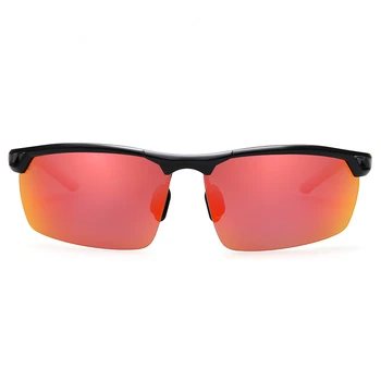 2017 bărbați aluminiu magneziu HD polarizat ochelari de soare moda colorate reflectând Anti UV sport în aer liber ochelari de soare de conducere