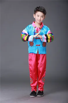 2017 iarna băiat coreean costume poarte haine tradiționale coreene, coreea de dans îmbrăcăminte etnice băieți hanbok costum de costume de scenă