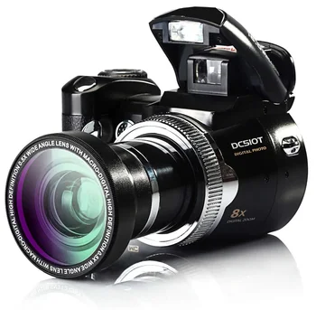 2017 mai nou Max 16MP aparat de fotografiat digital camera video cu zoom digital 8x Reîncărcabilă litiu baterie aparat foto dslr mini camera