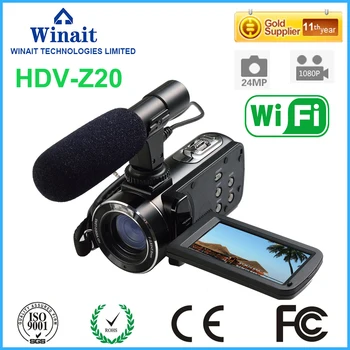 2017 mai recente Professtional HDV HD Denifition camera Video full hd 1080p HDV-Z20 64GB mini aparat de fotografiat digital, camera video
