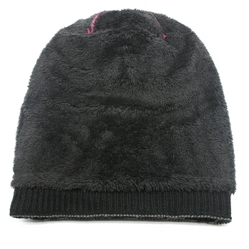 2017 Nou brand de Iarnă, Căciuli barbati Tricotate pălărie de lână Moale Cald Beanie plus catifea Capac bonnet Gorros Capace Pentru Barbati Femei Turban pălării