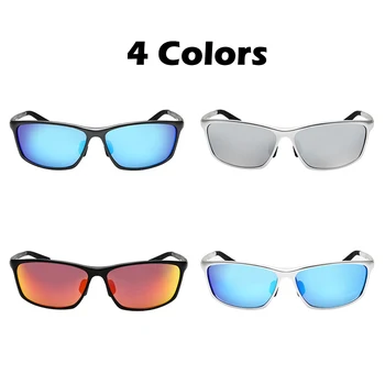 2017 Noua Moda Barbati Polarizati Aluminiu ochelari de Soare de Conducere Polarizat Ochelari Ochelari Oglindă Protecție UV400 Ochelari de Soare 1179