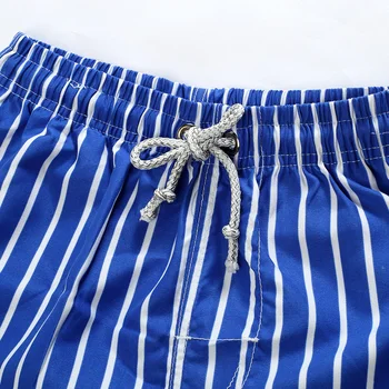 2017 Vara Pantaloni Scurti Barbati Cu Dungi Pantaloni Scurți De Plajă Polo Iute Uscat Pantaloni Scurți De Plajă Masculin Casual Boardshorts Brand