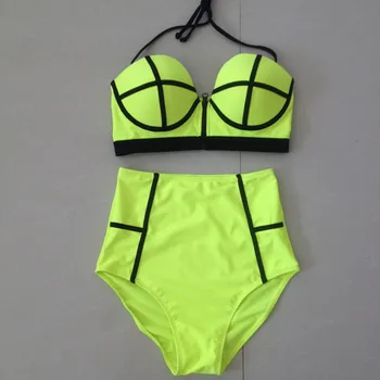 2018 Fierbinte Design Brazilian Sexy De Imprimare De Costume De Baie Bikini Căpăstru Căptușit Biquinis Feminino 2018 Costume De Baie