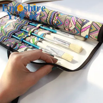 2018 Nou Manual Creion Caz de Margine Panza Perie Stilou Sac Acuarelă Creta Perie Specială de Stocare Pen Geanta pentru Studenți Fierbinte B248
