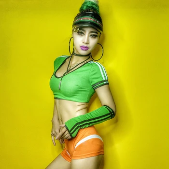 2018 sexy hip hop ultra-scurte, pantaloni DS performance costume nou costum de carnaval