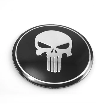 20buc 90mm 9cm roți Auto center hub caps Punisher Craniu Logo Emblema Decalcomanii Insigna Autocolant Pentru SEAT Ibiza Leon Alhambra, Altea, Exeo
