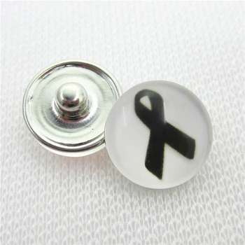 20buc/lot se Amestecă Breast Cancer Ribbon Butoane de Ajustare Diy 18 mm Snap Bijuterii Pandantive pentru Brățară&Brățări Snap Farmece